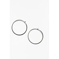 Melissa Joy Manning XXL Hoops in Sterling Silver